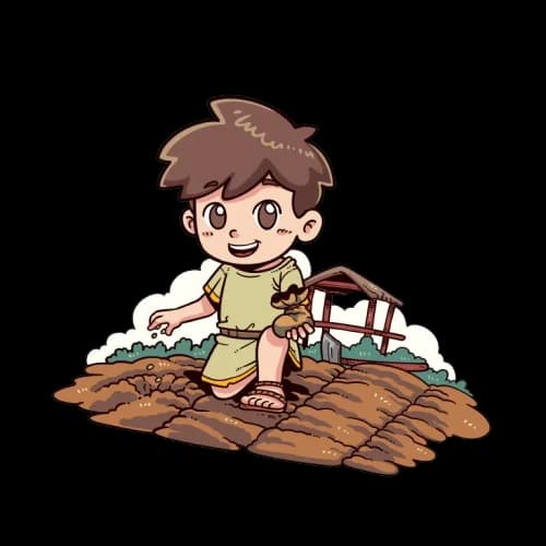 Timmy tending a garden, one small step at a time